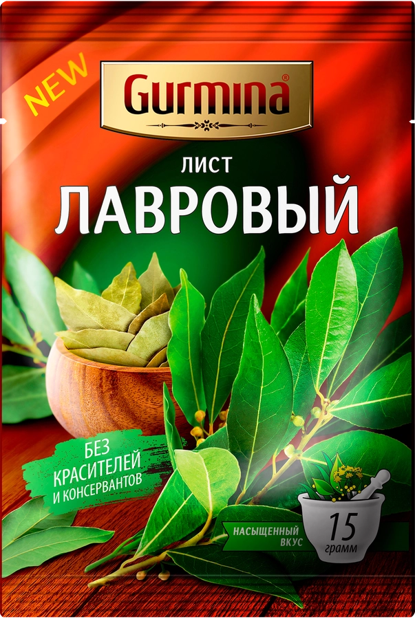 Лавровый лист GURMINA, 15г