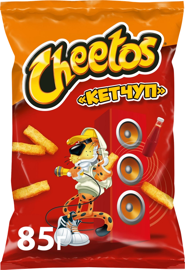Снеки кукурузные CHEETOS Кетчуп, 85г
