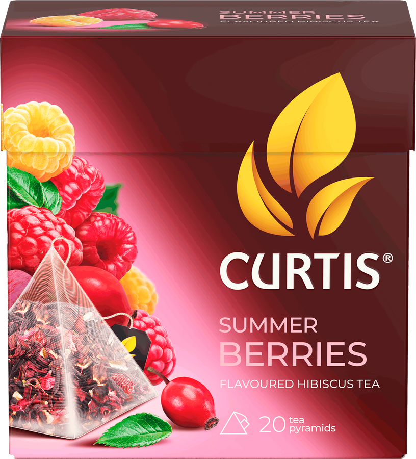 Напиток чайный CURTIS Summer Berries каркаде ароматизированный, 20пир