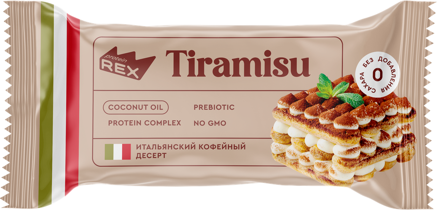 Пирожное протеиновое PROTEINREX Тирамису, 40г