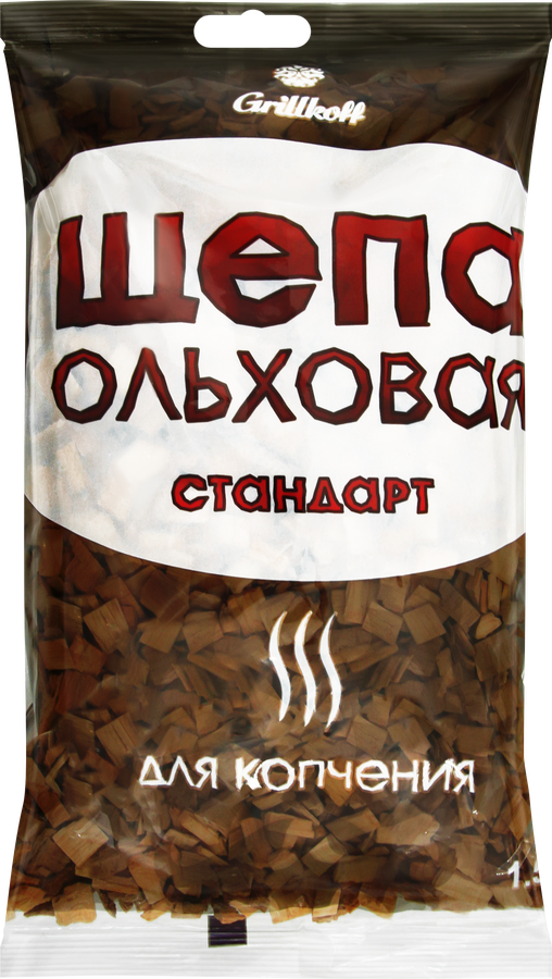 Щепа для копчения GRILLKOFF Стандарт, ольха, 1,5л