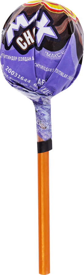 Карамель CHUPA CHUPS Max Choco, на палочке, 16г