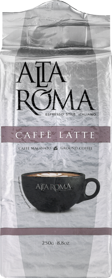Кофе молотый ALTA ROMA Caffe Latte, 250г