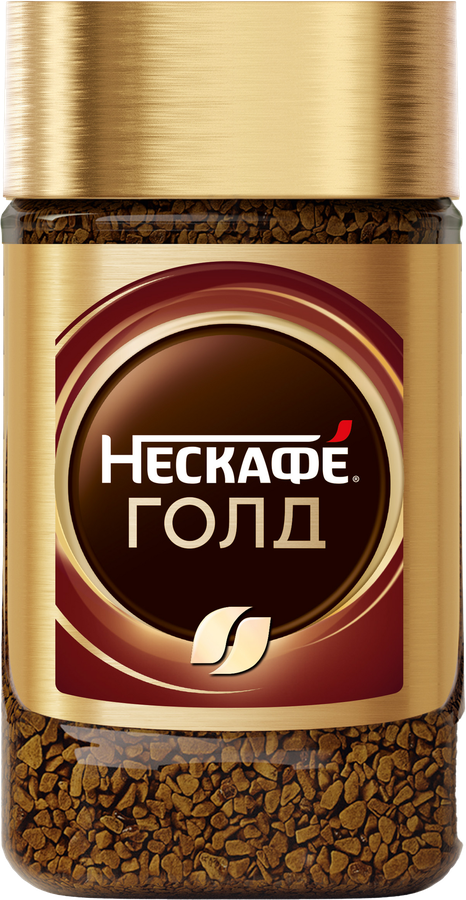 Кофе растворимый с добавлением молотого НЕСКАФЕ Gold натуральный сублимированный, ст/б, 47,5г