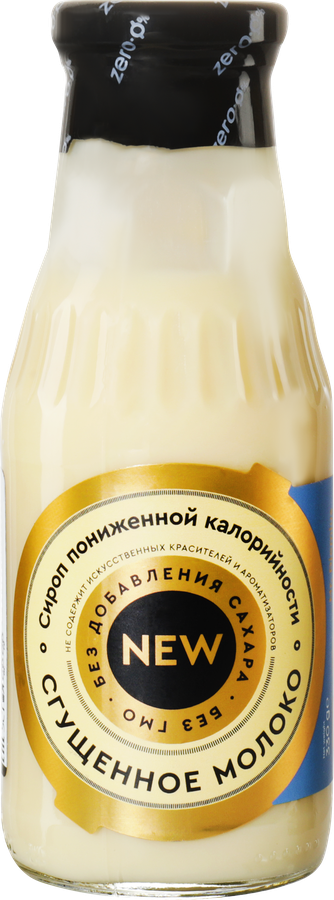 Сироп низкокалорийный MR.DJEMIUS ZERO Сгущенное молоко, без сахара, 330г