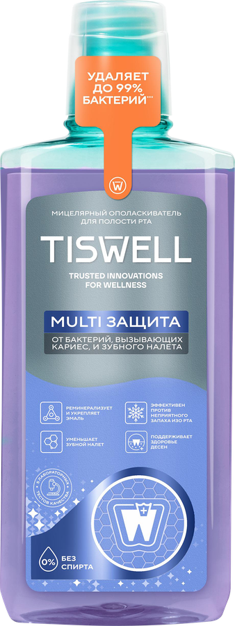 Ополаскиватель для полости рта TISWELL мицеллярный, 500мл