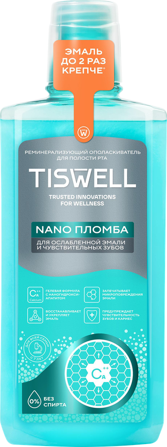 Ополаскиватель для полости рта TISWELL реминерализующий, 500мл