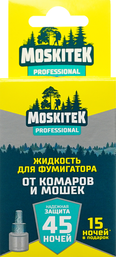 Жидкость от комаров MOSKITEK 45 ночей Proff
