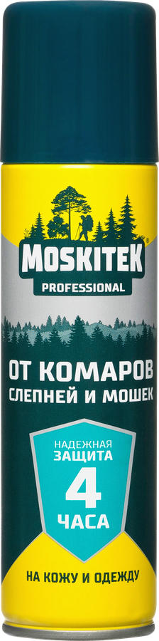 Аэрозоль MOSKITEK от комаров ДЭТА28%