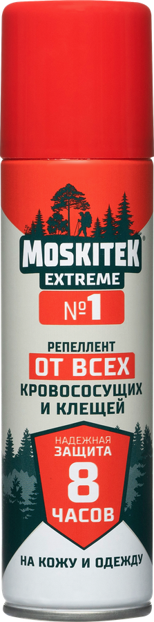 Аэрозоль MOSKITEK от летающих насекомых Экстрим Дэта 40%