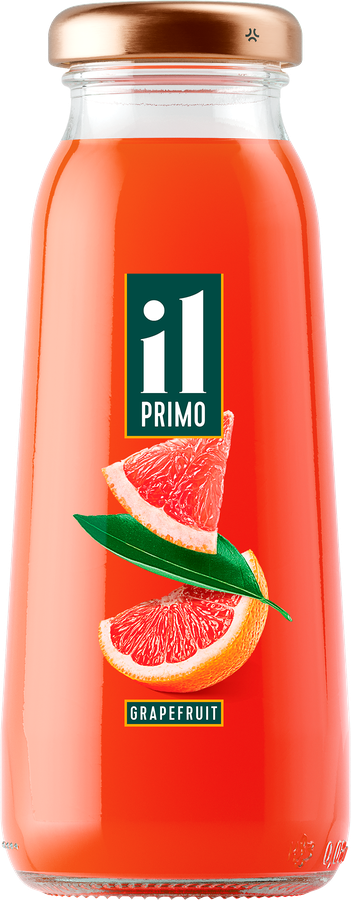 Сок IL PRIMO Грейпфрутовый с мякотью восстановленный, 0.2л
