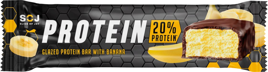 Батончик протеиновый SOJ Protein, со вкусом банана, 50г