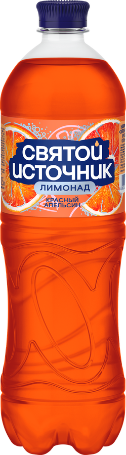 Напиток безалкогольный СВЯТОЙ ИСТОЧНИК Лимонад со вкусом Красный апельсин газ. ПЭТ