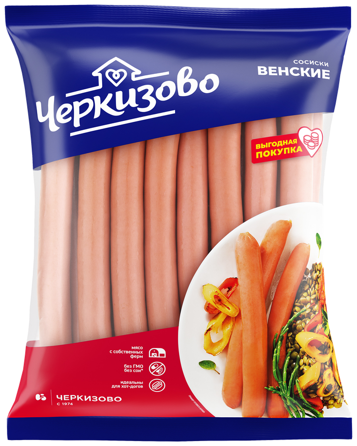 Сосиски ЧЕРКИЗОВО Венские, весовые