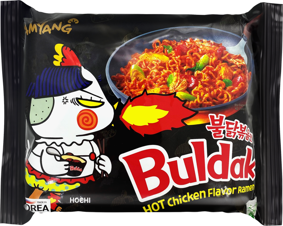 Лапша SAMYANG со вкусом курицы, острая, 140г
