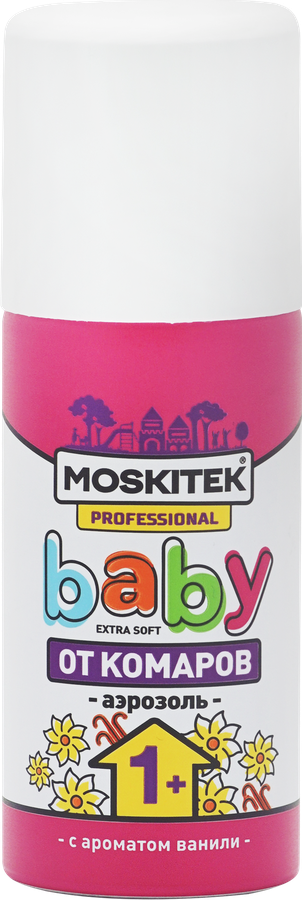 Аэрозоль MOSKITEK Baby от комаров, 100мл