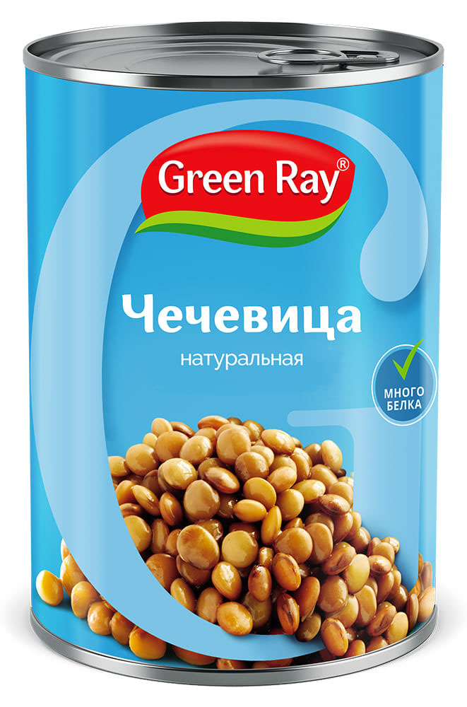 Чечевица Green Ray 425мл