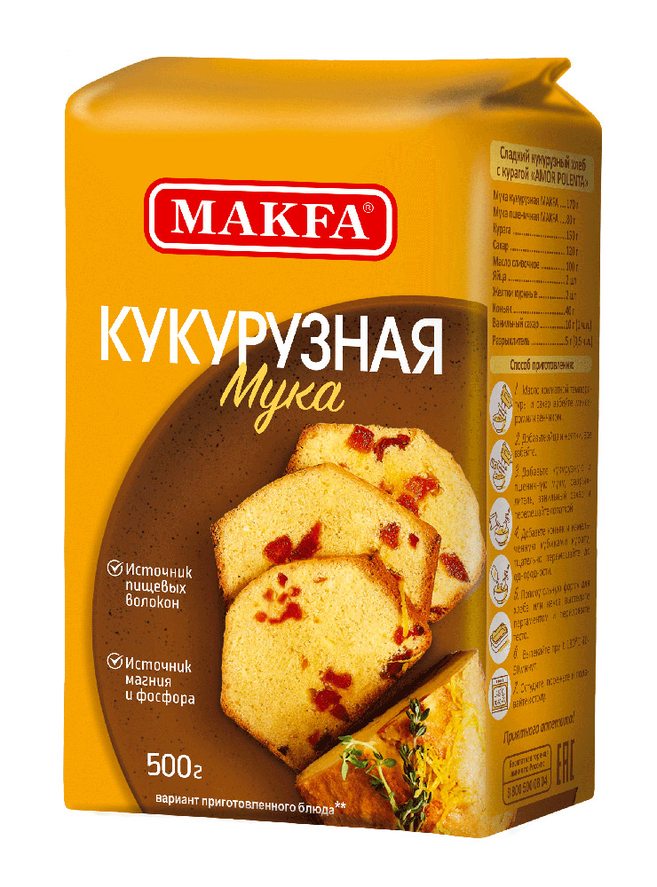 Мука Макфа кукурузная 500г