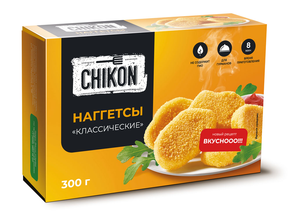 Наггетсы Chikon классические 300г