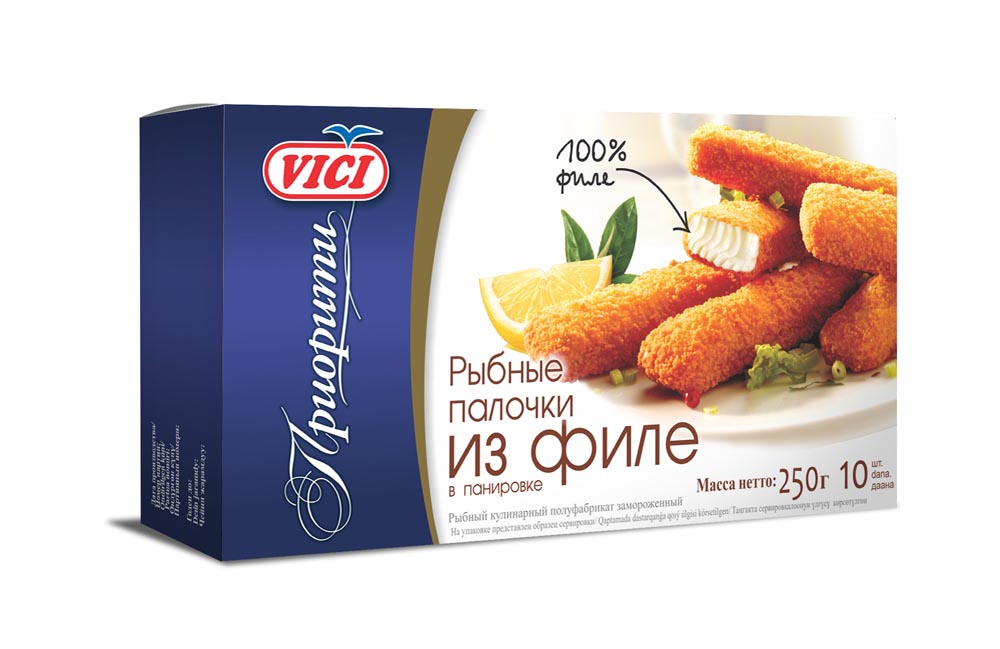 Рыбные палочки Vici из филе 250г