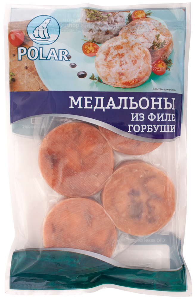 Медальоны из филе горбуши Polar замороженные 400г