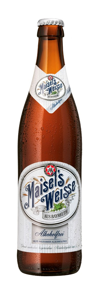 Пиво Maisel's Weisse безалкогольное светлое нефильтрованное непастеризованное 0,5л Свам Групп (Германия)