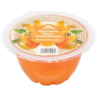 Желе Countree фруктовое с мандарином, 125г