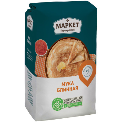 Мука блинная Маркет Перекрёсток, 1кг