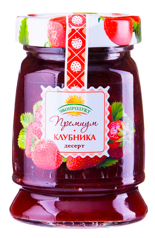 Десерт Экопродукт Премиум клубника, 330г