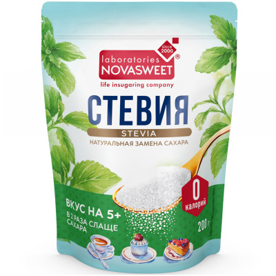 Подсластитель Novasweet Стевия, 200г