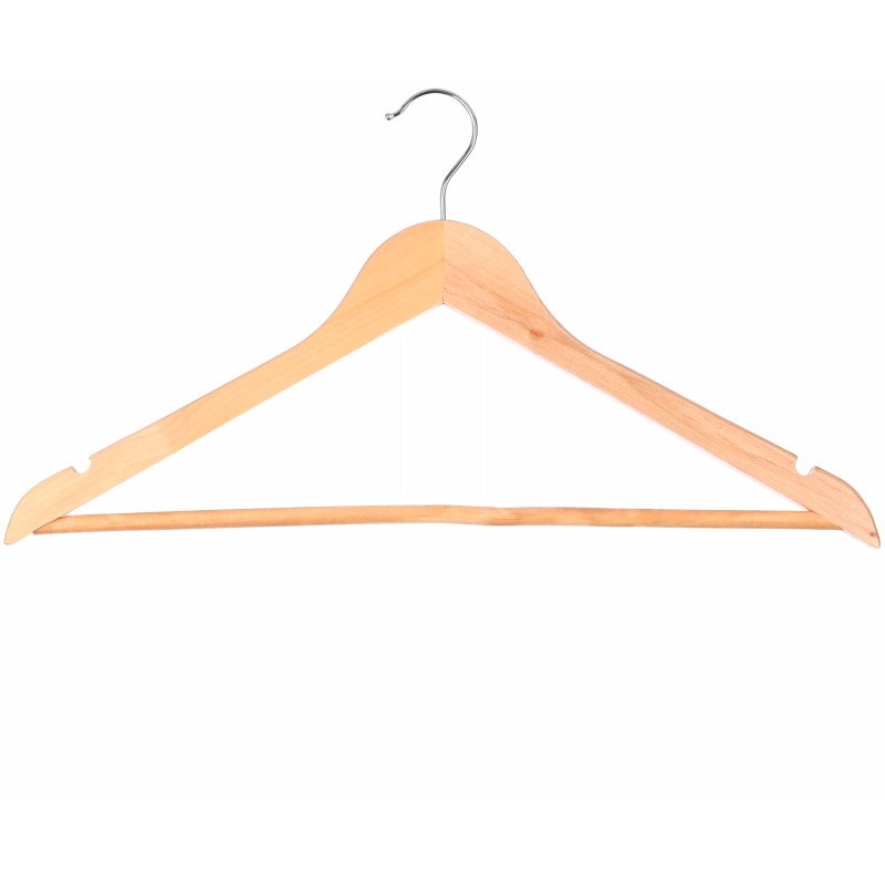 Набор вешалок деревянных Маркет, 3x44.5см