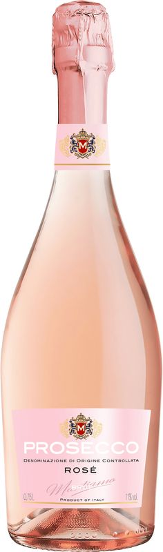 Вино игристое Martiamo Prosecco Rose розовое брют 11% 0.75л