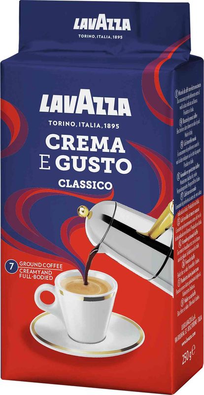 Кофе Lavazza Crema e Gusto молотый 250г