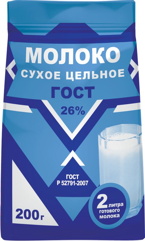 Молоко сухое Си-Продукт ГОСТ цельное 26% 200г