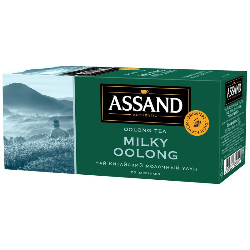 Чай зеленый Assand Milk Oolong китайский молочный улун 25x2г