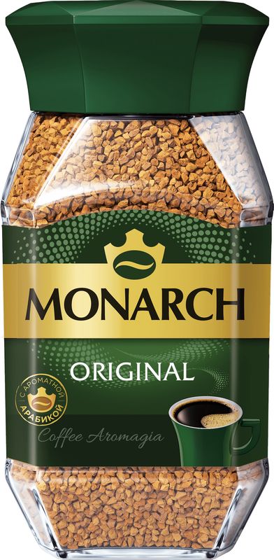 Кофе растворимый Monarch Original натуральный сублимированный 190г