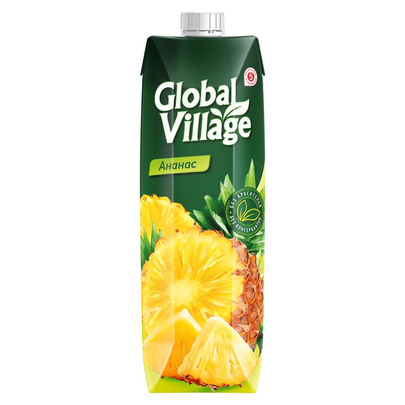 Нектар Global Village ананасовый 950мл