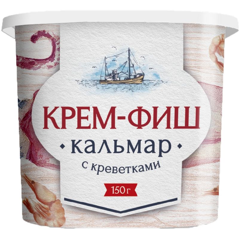 Паста Крем-Фиш кальмар-креветка 150г