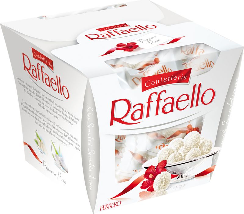 Конфеты Raffaello Миндаль и кокос 150г