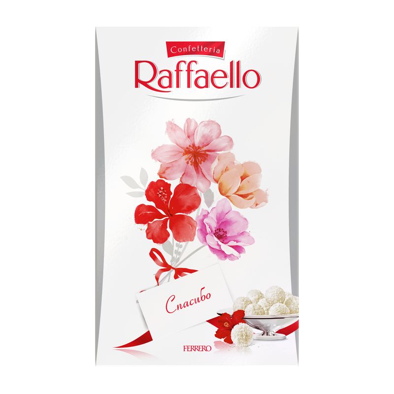 Конфеты Raffaello с цельным миндалем в кокосовой обсыпке 70г