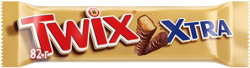 Шоколадный батончик Twix Xtra с карамелью 82г