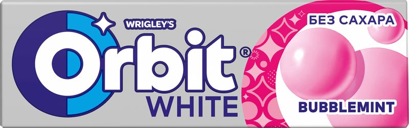 Жевательная резинка Orbit White Bubblemint 13.6г