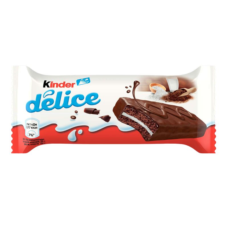 Бисквитное пирожное Kinder Delice 39г