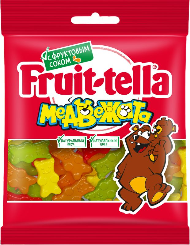 Мармелад Fruittella Медвежата жевательный 70г