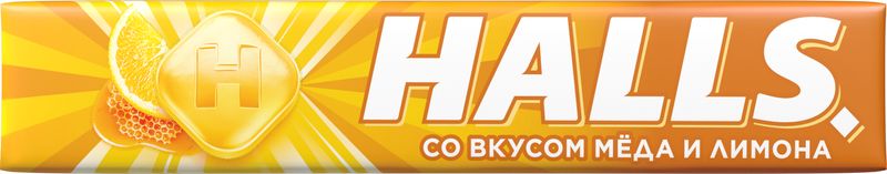 Леденцы Halls со вкусом меда и лимона 25г