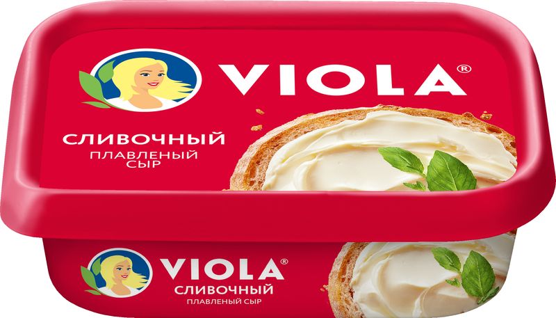 Сыр плавленый Viola Сливочный 50% БЗМЖ 200г