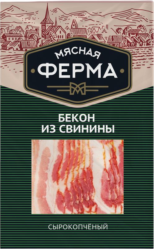 Бекон Мясная Ферма сырокопченый 150г