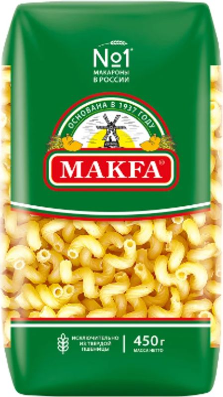 Макароны Makfa витки 450г