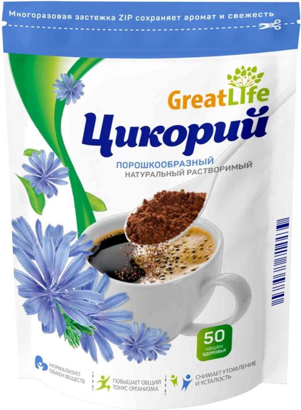 Цикорий Great Life растворимый порошкообразный 85г