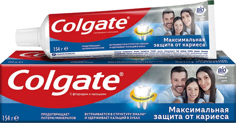 Зубная паста Colgate защита от кариеса свежая мята 100мл